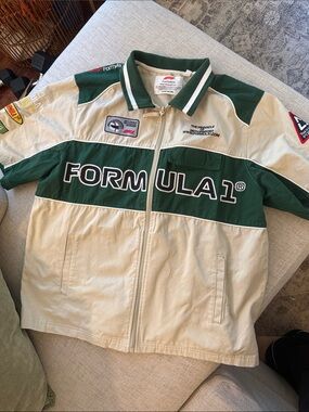NWOT Formula 1 x PacSun Pole Position Shirt Overshirt Zip Up